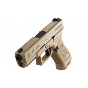 Страйкбольный пистолет UMAREX G19X Gas Blow Back Pistol l TAN  (by VFC)